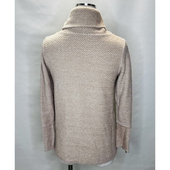 Soft Surroundings Puma Soft Pullover Roll-Neck Casual Tunic Top Pink Sz Small P - Picture 3 of 11